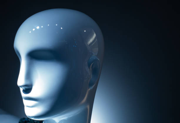 istock Close-Up Of Mannequin Against Black Background 1354572796
