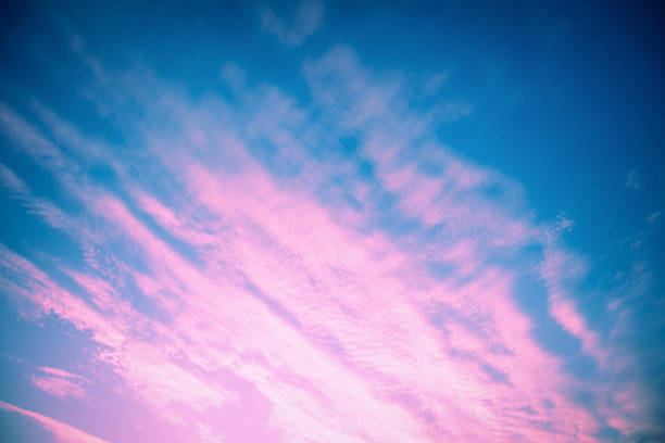 istock Colorful cloudy sky at sunset. Gradient color. Sky texture, abstract nature background 1354584931