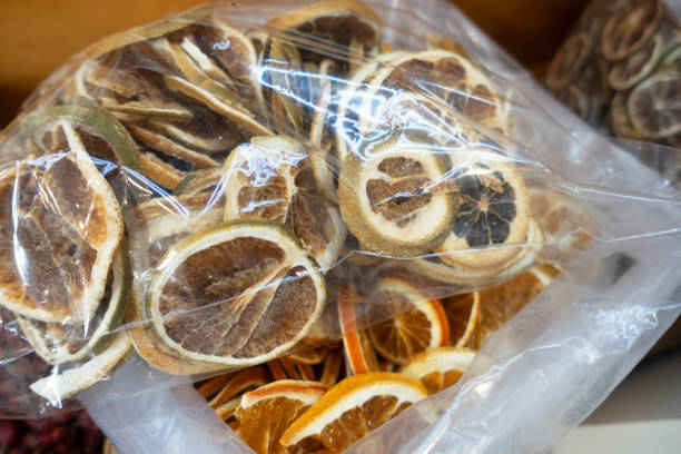 Dried orange and lemon slices