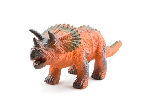A toy dinosaur