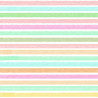 Multicolored Watercolor Stripes Seamless Pattern Background. Coastal Summer Concept. Design Element for Greeting Cards and Labels, Marketing, Business Card, Pastel Drawing  Abstract Background.