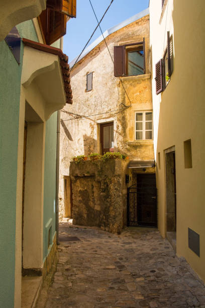 istock Street in Krk Town, Croatia 1354645992