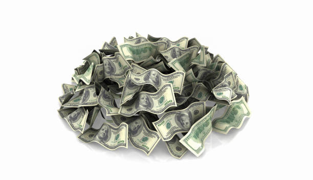 istock Pile of packs of Dollar bills 1354651299