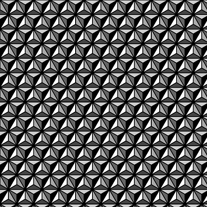 Double Triangle Background Pattern With Individually Colored Triangles In 3d Double Triangle ...