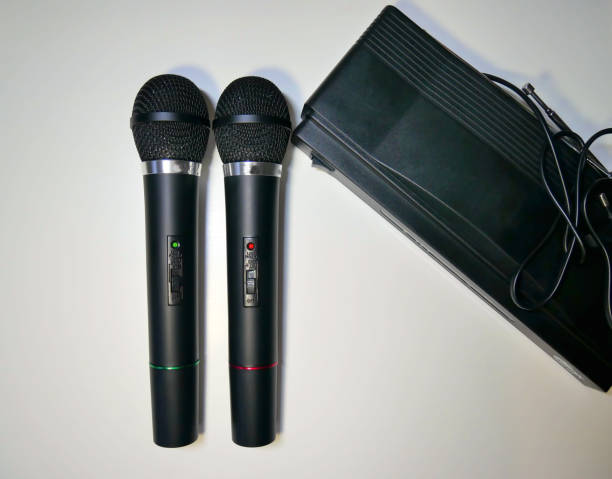 istock A set of microphones for wireless communication 1354660634