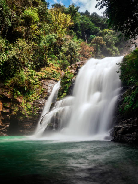 Nauyaca Waterfalls in Costa Rica stock photo