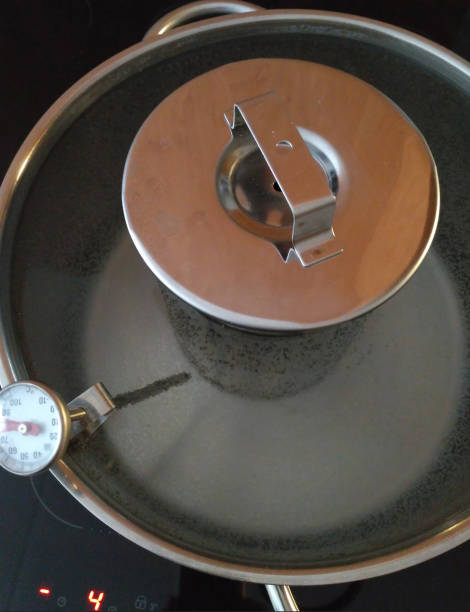 istock Steam cooker for cooking ham. 1354667117