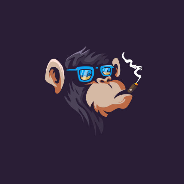 ilustrações de stock, clip art, desenhos animados e ícones de monkey smoking - dream time