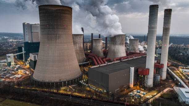 istock Aerial View of a Coal Fired Power Station 1354680839