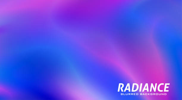 Multicolor blurred background with neon blue and magenta color gradient Radiance. Abstract multicolor blurred background with neon blue violet and magenta color gradient. Glossy vector graphic wallpaper pics of a dodgers stock illustrations
