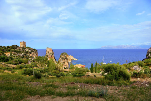 Faraglioni of Scopello Castellammare del golfo Sicily Italy