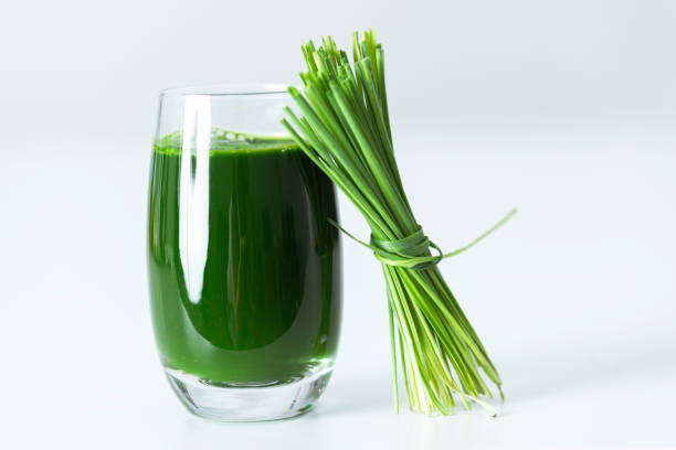 ウィートグラスドリンク - wheatgrass ストックフォトと画像