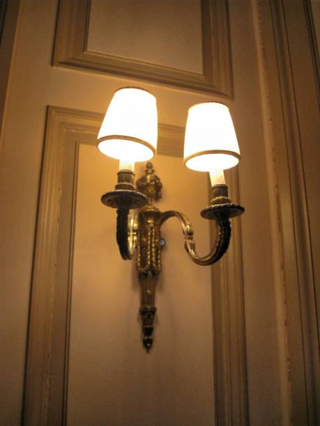 istock Old Walll Lamp Indoor a Classic Vintage Room 1354714782