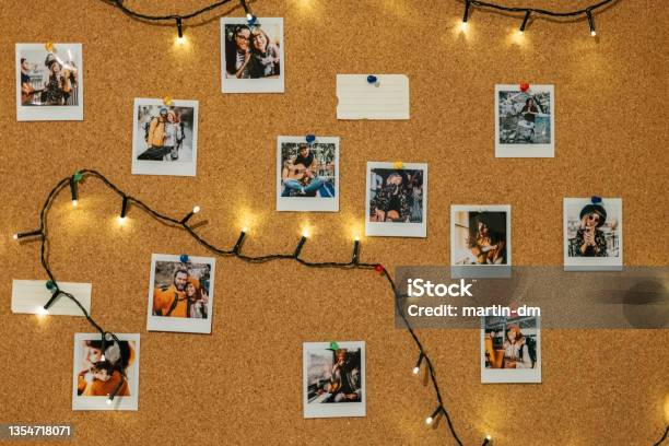 Collection Of Instant Photo Memories Stock Photo - Download Image Now - Photograph, Photography, Instant Print Transfer