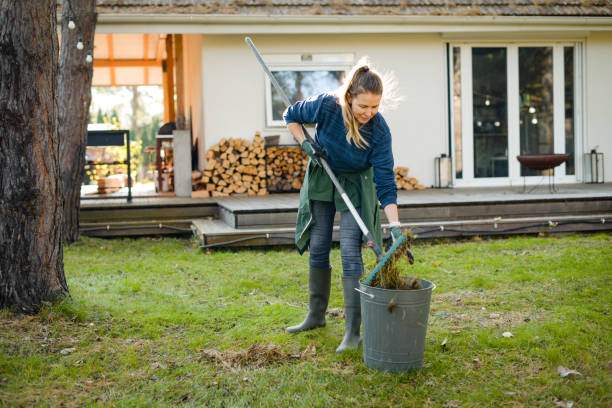 woman working in the garden