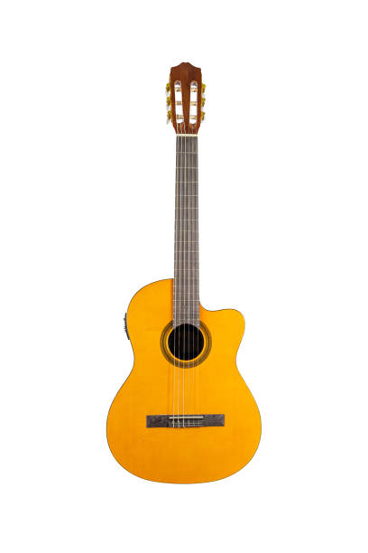 istock wooden acoustic guitar isolated over white background 1354722901