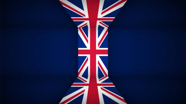 eps10 vektor patriotischer hintergrund mit england flaggenfarben. - english flag british flag flag british culture stock-grafiken, -clipart, -cartoons und -symbole