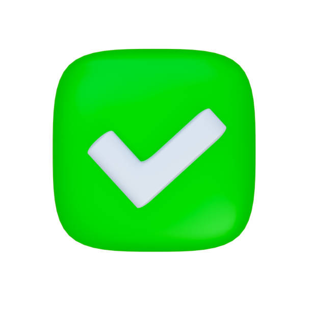Like or correct symbol icon isolated