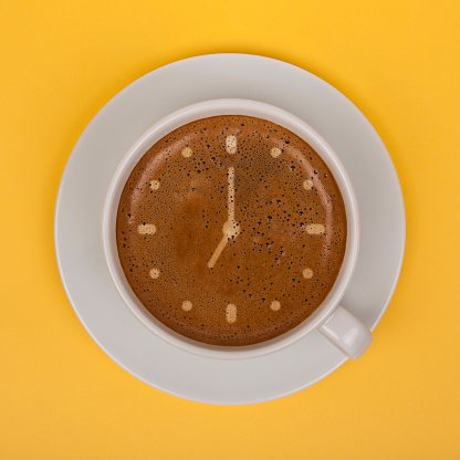 Coffee Time on Coffee Cup