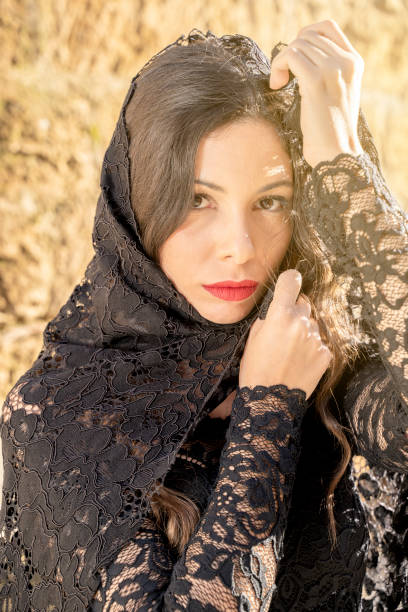 istock Gorgeous glamour brunette model posing sexy 1354742913
