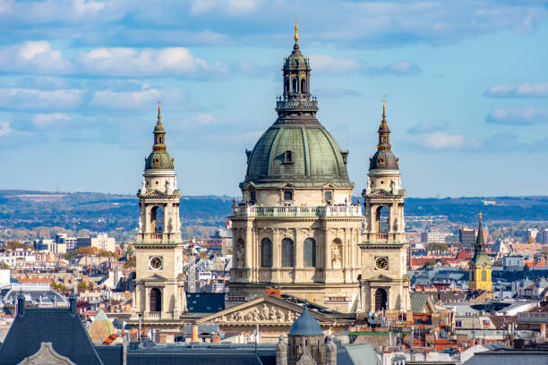 istock St. Stephen's basilica dome in Budapest, Hungary 1354744081