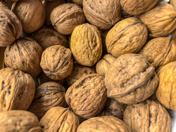 istock A close-up of some walnuts. 1354746532