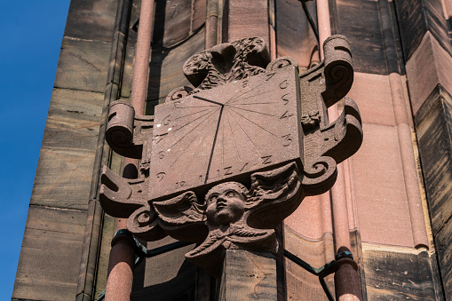 Facade decorations of Cathedral Notre Dame