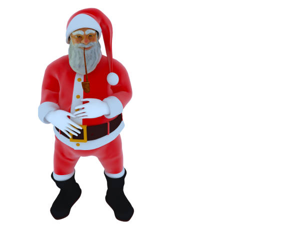 istock Santa Claus Christmas New Year Celebration 3d rendering 1354767104