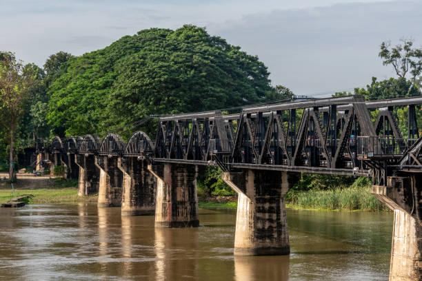 istock Bridge over the River Kwai in Thailand 1354780849