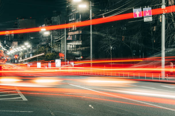 istock Night photos, Taras Shevchenko boulevard, Kiev, November 17, 2021 1354787552
