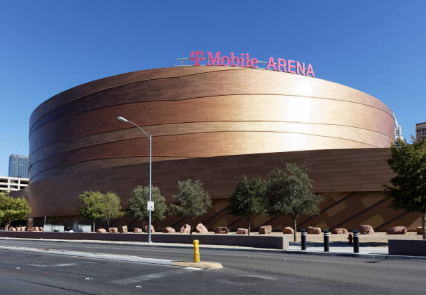 t-mobile arena - sports venue - fotografias e filmes do acervo