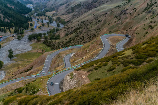 istock Highways on the plateau 1354792680