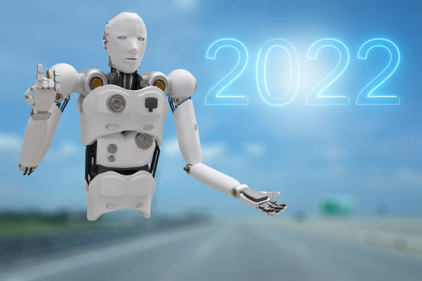 istock Robot community metaverse for VR avatar reality game virtual reality of people blockchain connect technology investment, business lifestyle 2022