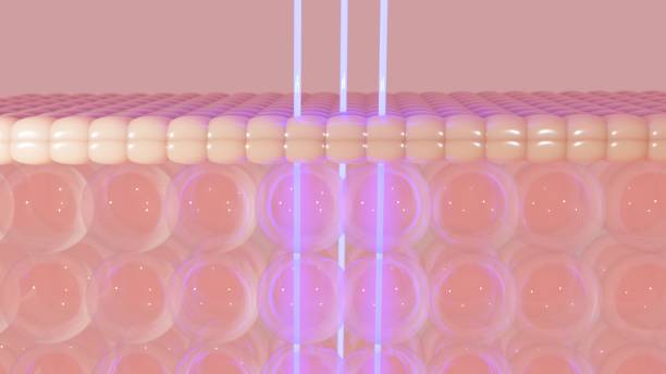 istock Serum and vitamin drop on skin cell 1354804292