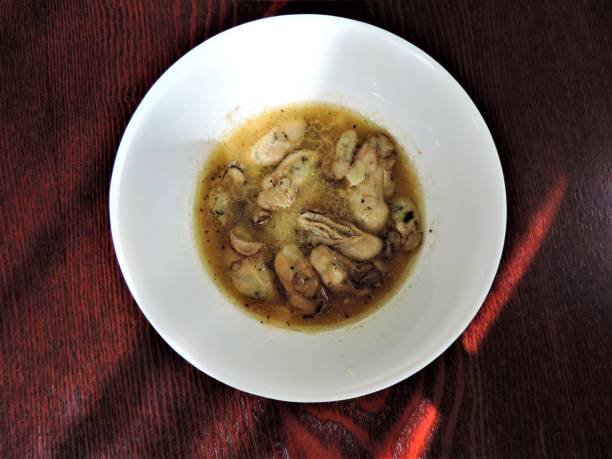 istock Oyster soup. Healthy and very delicious. 1354808907