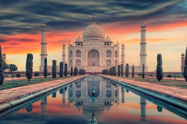 istock Taj Mahal mausoleum in Agra 1354810673