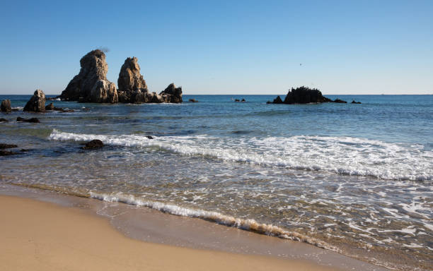 istock Brother Rock at Chuam Beach in Gangwon-do 1354811036