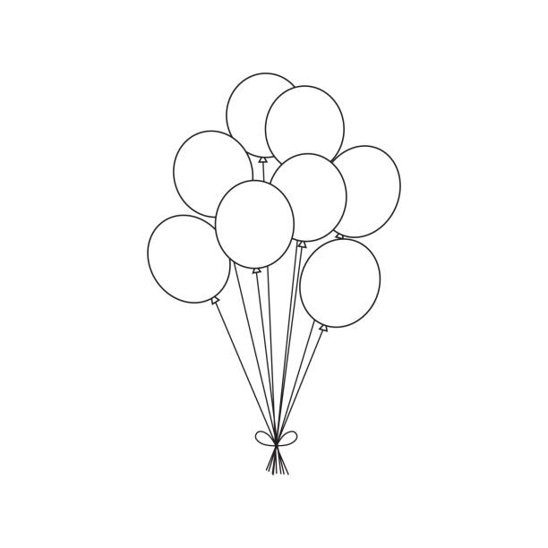7,600+ Ballon String Stock Illustrations, Royalty-Free Vector