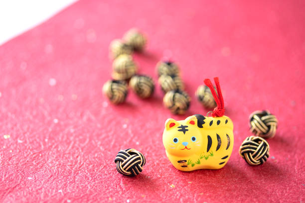 istock Japanese New Year's image Zodiac tiger 1354825251