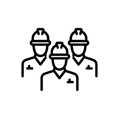 Icon for engineers, machinist, contractors, hireling, lessee, worker, engineer, professional