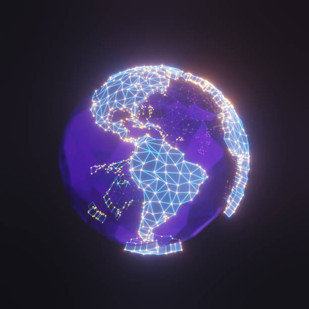 istock Abstract concept image of planet Earth 1354825482