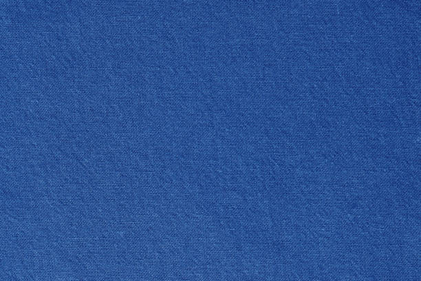 blaue baumwollstoff-stofftextur für hintergrund, natürliches textilmuster. - wool thread textile textured stock-fotos und bilder