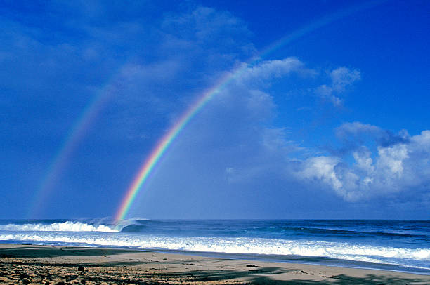 istock USA Hawaii O'ahu, Rainbow over Pacific Ocean. 135483131