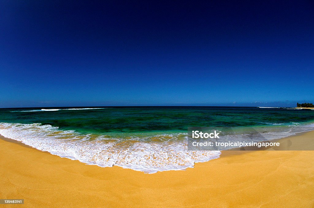 USA, Hawai, O'ahu, North Shore, Sunset Beach. - Foto de stock de Agua libre de derechos