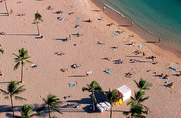 USA Hawaii O'ahu, Waikiki Beach.