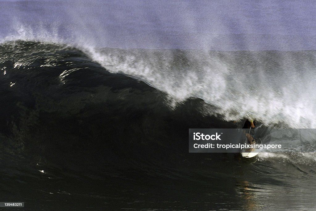 USA Hawaii Oahu, North Shore, il surf. - Foto stock royalty-free di Accovacciarsi