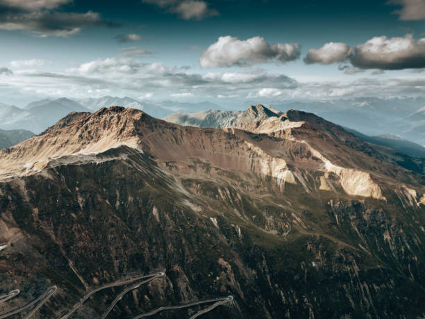 stelvio pass winding road