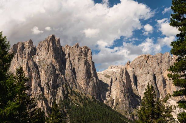 istock Mount Catinaccio group, Val di Fassa, Italy 1354836929