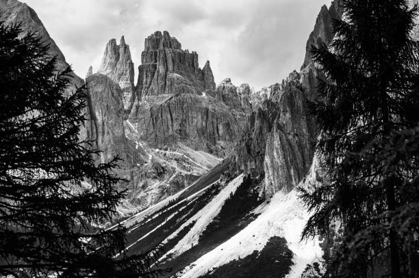 istock Mount Catinaccio group, Val di Fassa, Italy 1354839433