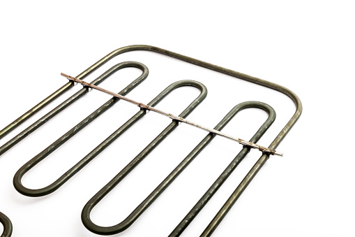 Set of metal paper clips. Metal Clips.